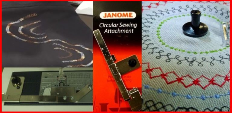 JANOME Circular Sewing Attachment Accessory Of The Month Janome