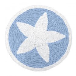 Retwisst Star Rug Kit - P Blue/White  Rg-005