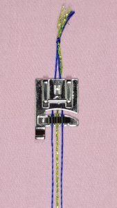 Janome 9mm Cording Foot with knotted cord