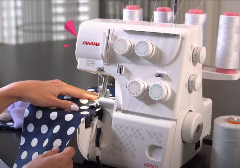 Janome 8004D Overlocker - Janome Sewing Centre Everton Park