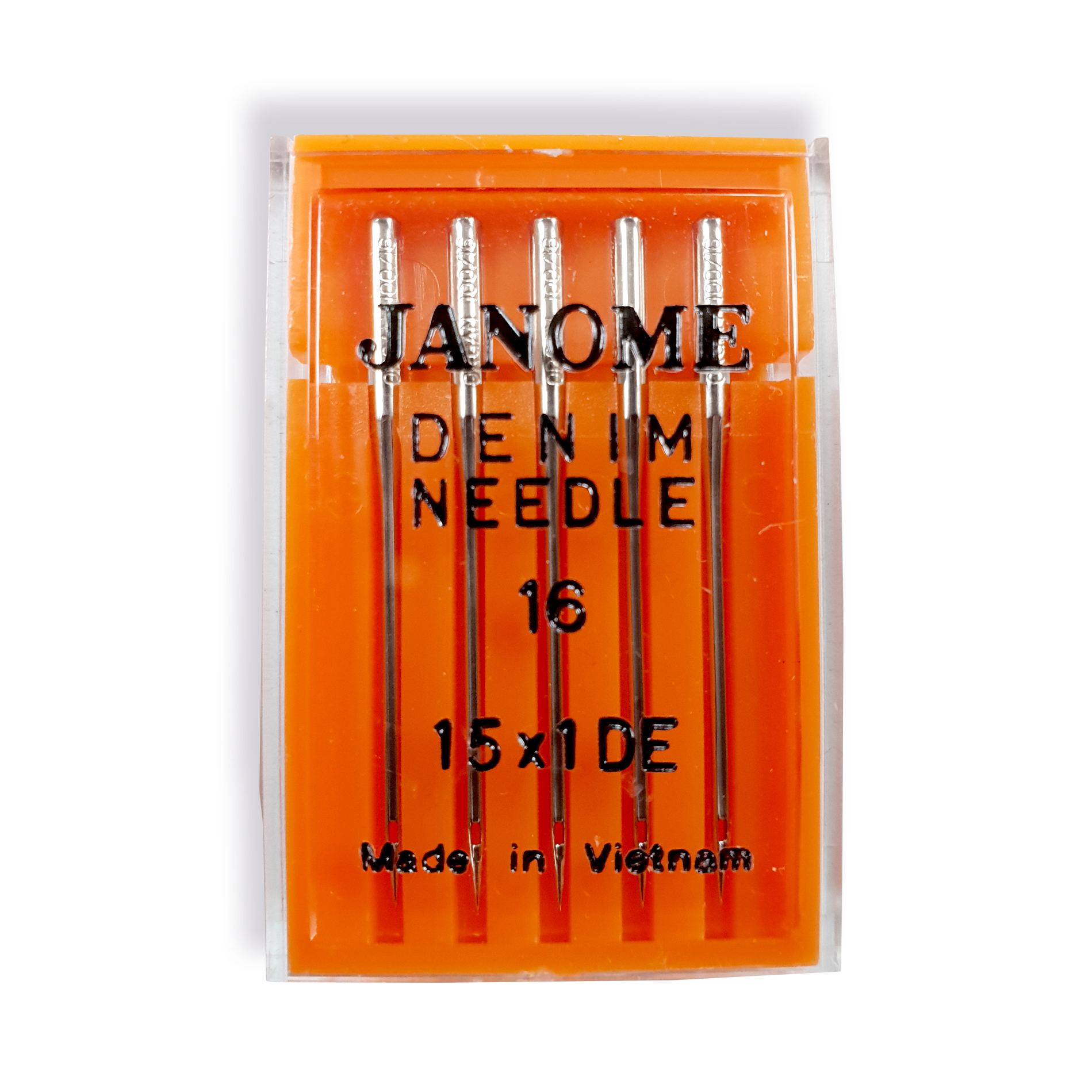 Denim Needle UK Size 16 Metric Size 90-100 - Janome J-Shop