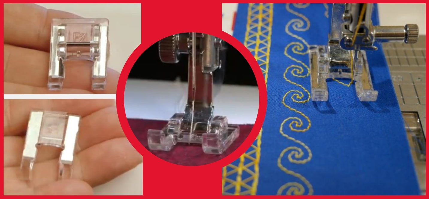 JANOME Accessory of the Month Open Toe Satin Stitch Foot Janome Sewing Centre Everton Park