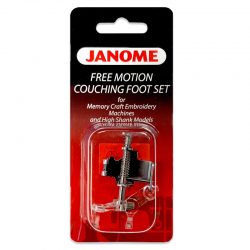 Janome Free Motion Couching Foot Set (High Shank)