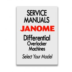 Janoem Service Manuals for Overlockers