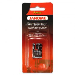 Janome Quarter Inch Seam Foot Without Guide